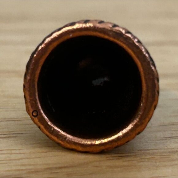 Death Valley California Copper Thimble With Wagon & Scenic Design Collectible Se - Picture 4 of 6